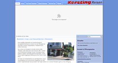 Desktop Screenshot of kersting-reisen.de