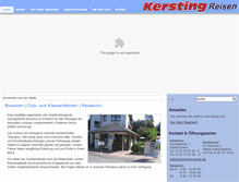 Tablet Screenshot of kersting-reisen.de